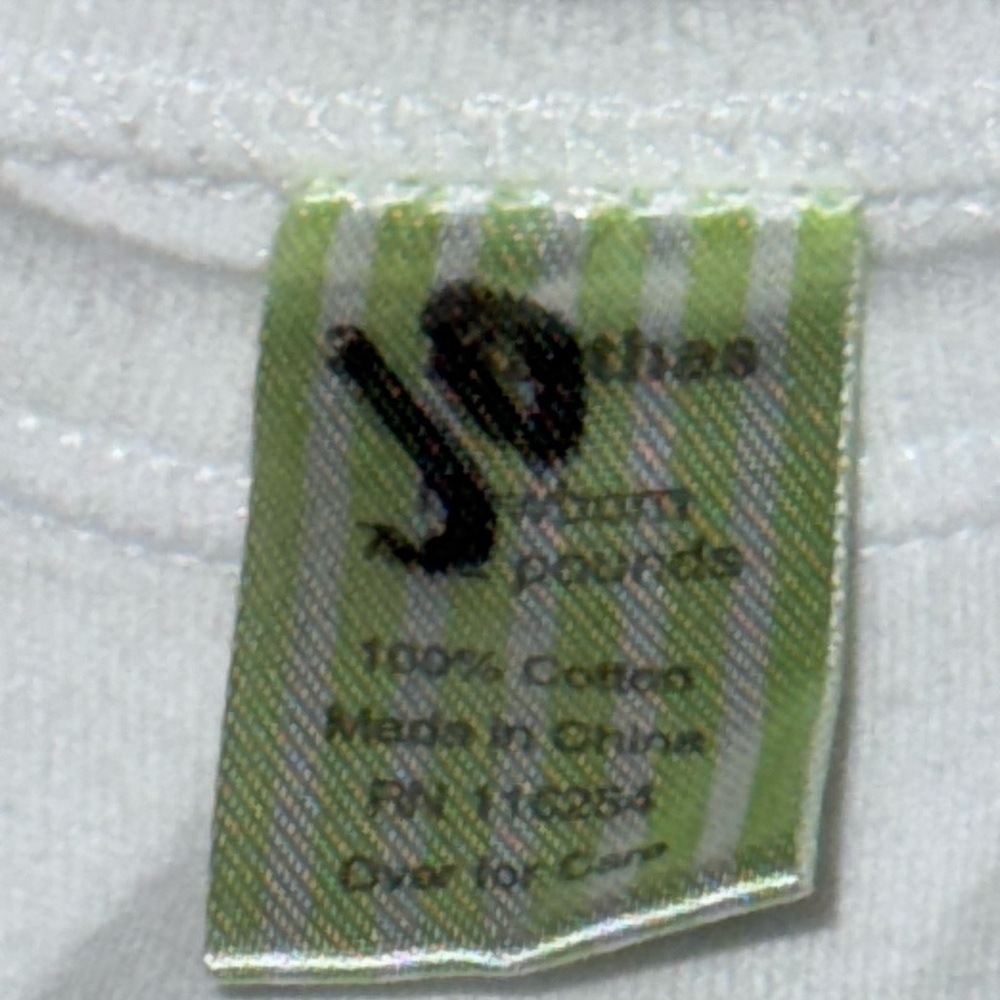White Baby Gown with Sailboat Design - Picture 3 of 3